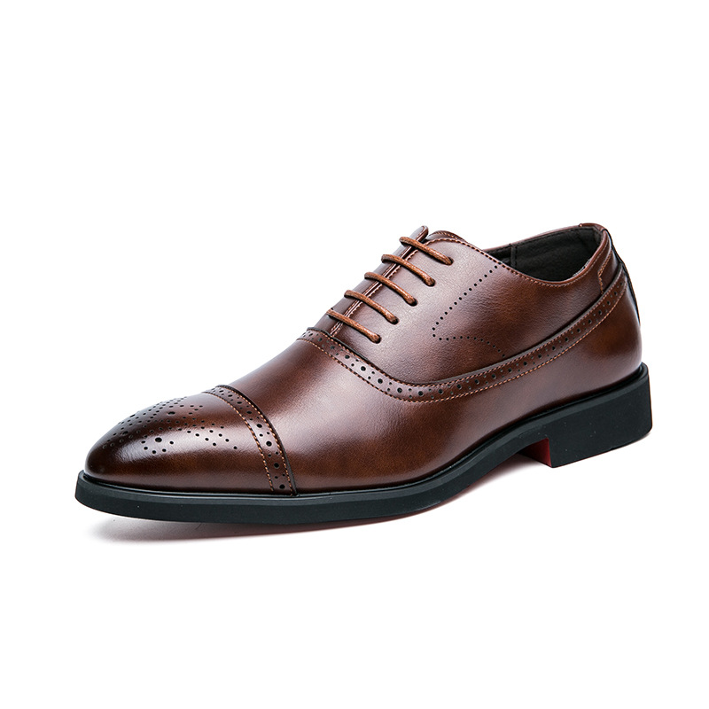 Men'S Embossed Business Shoes