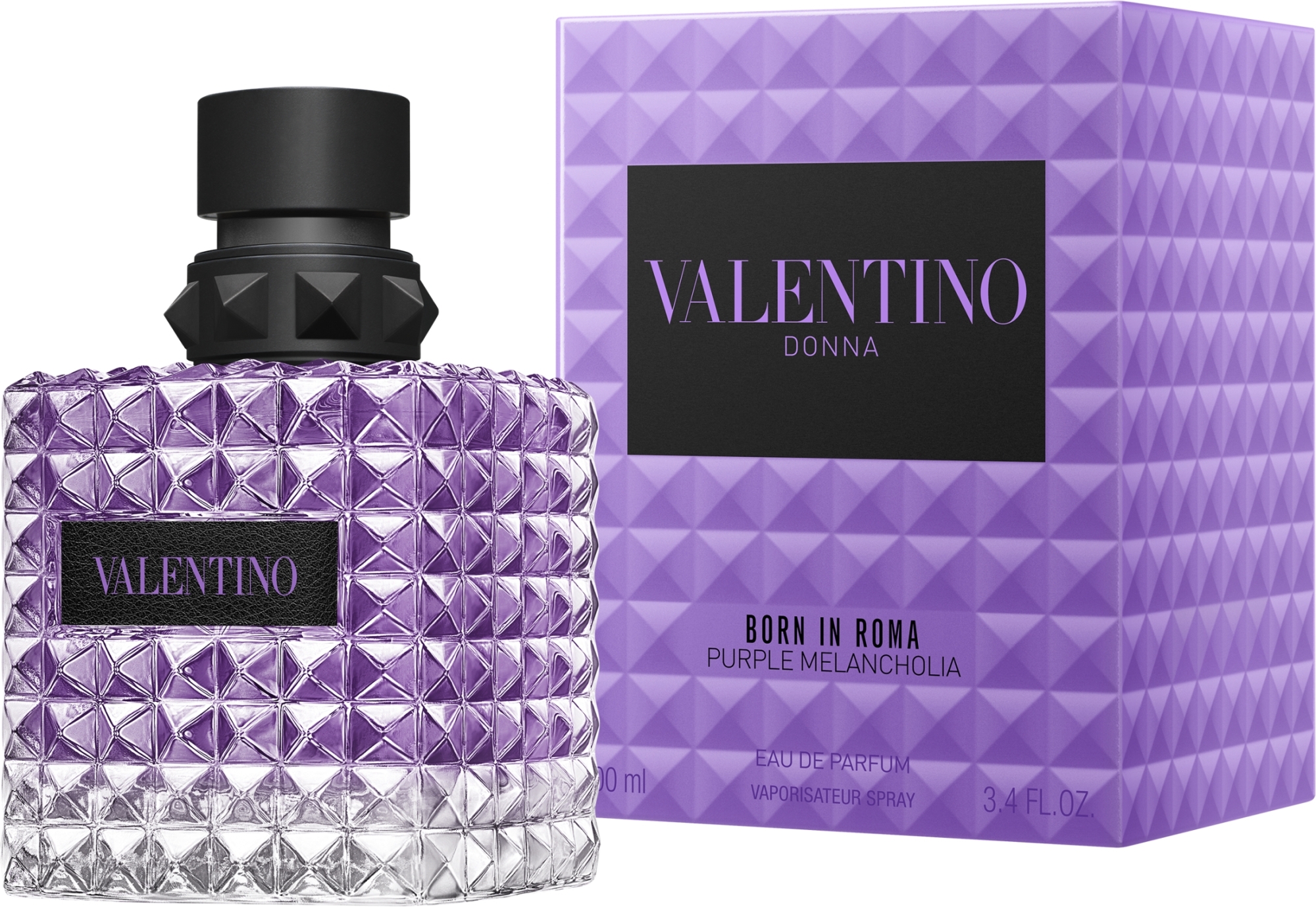 Valentino Donna Born In Roma Purple Melancholia Eau de Parfum - 100ml Retail Bottle - COZYMIZE