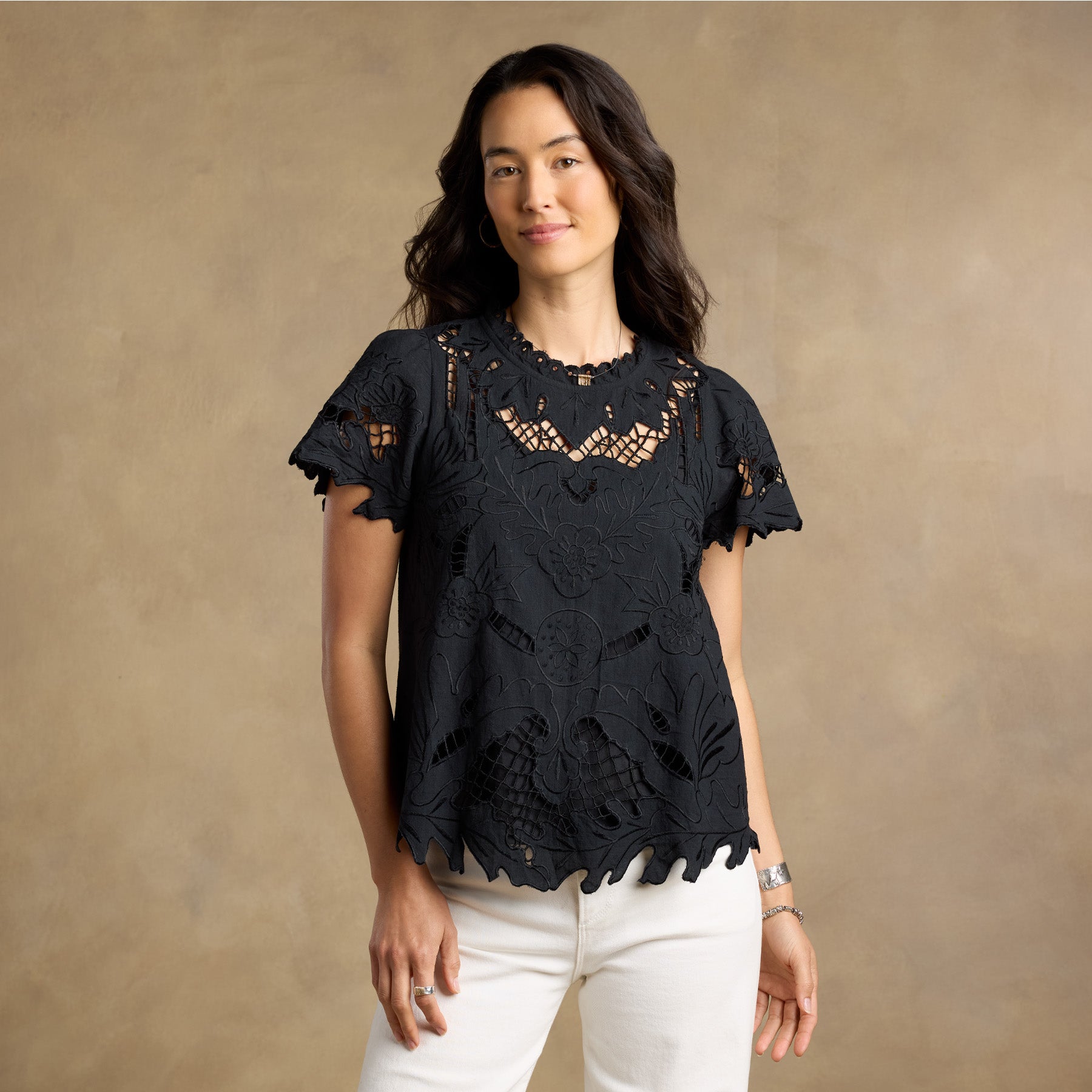 Ayre Lace Top, Petite - Sundance Clothing