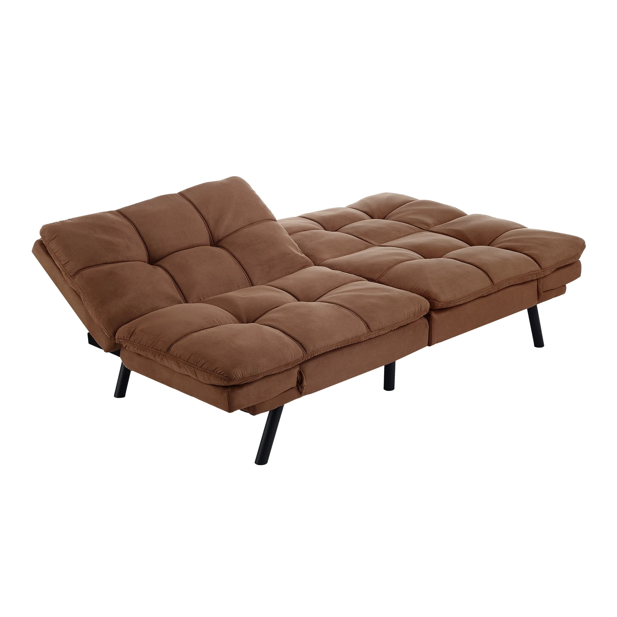 Mainstays Memory Foam Futon with 72",Black - Image 37