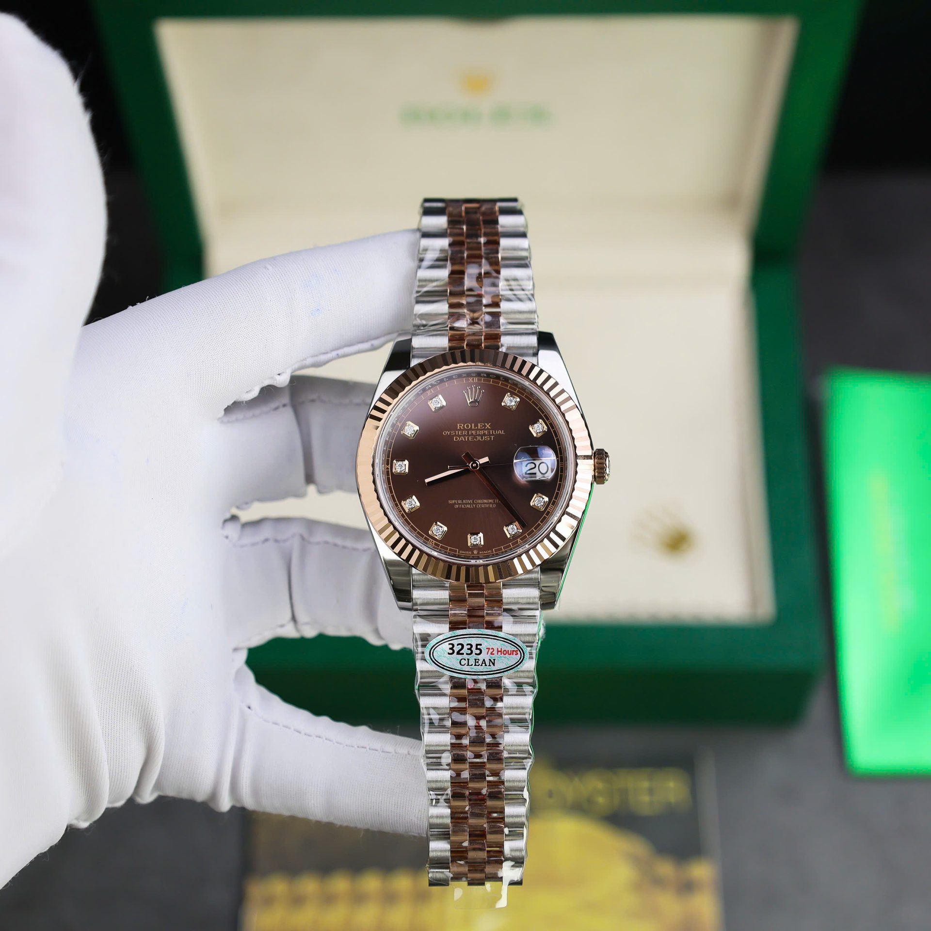 Rolex DateJust 126331 Replica 11 Watches Dial Chocolate Clean Factory 41mm - Elite Watch Atelier