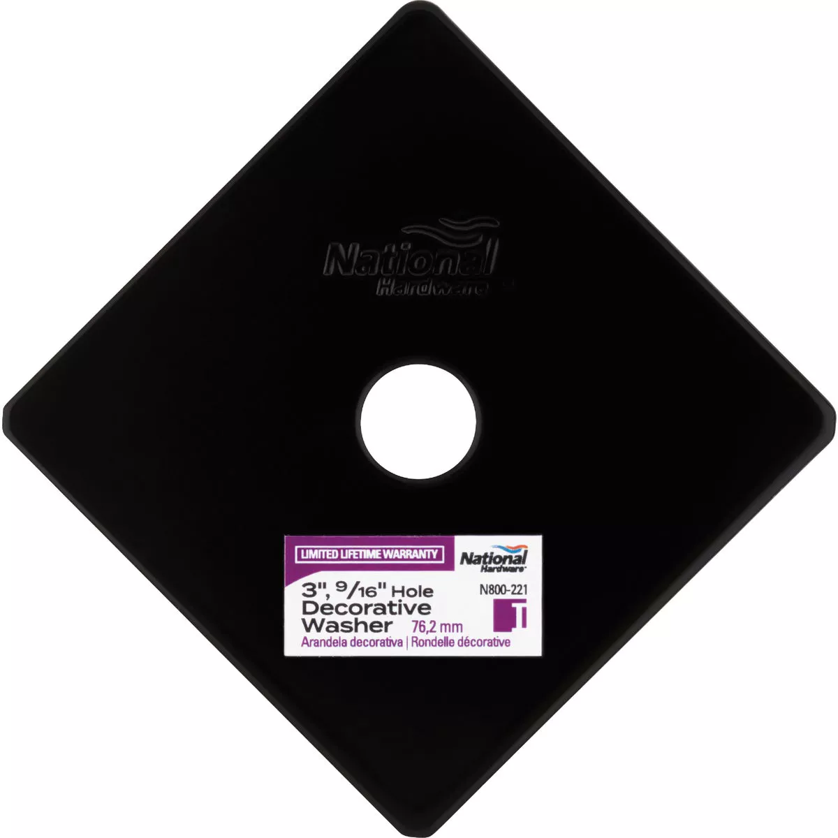 National Hardware Indio Collection 3 In. Storm Shine Decorative Washer