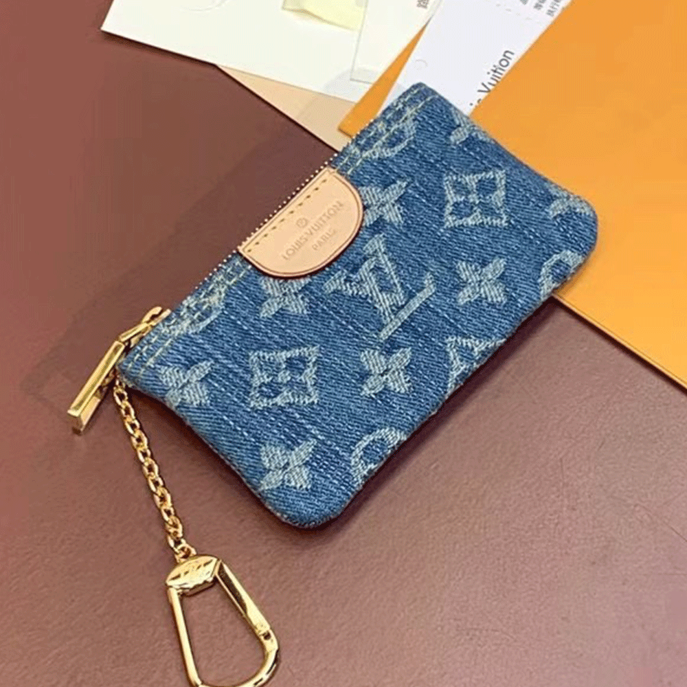 Louis Vuitton LV Jacquard Denim Key Bag1:1High-quality replica