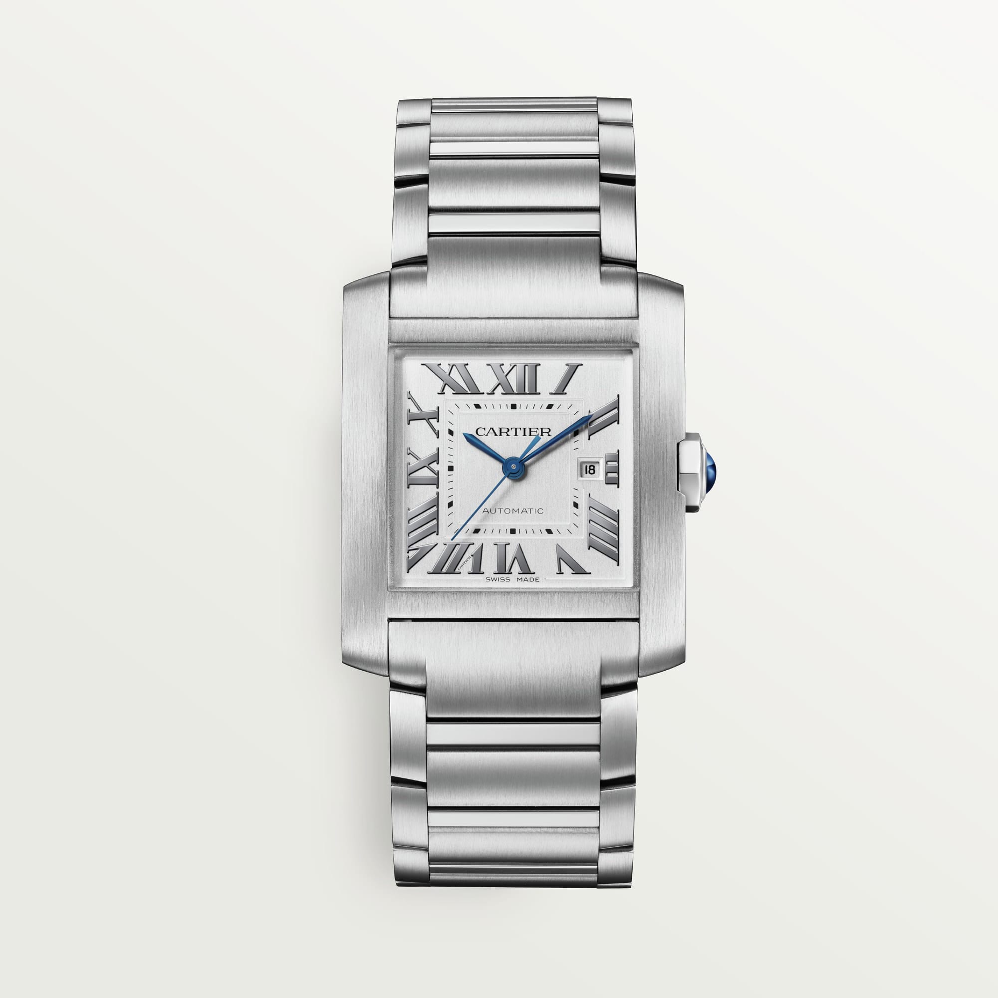 fake cartier watch Tank Francaise large model mechanical movement with automatic winding(1:1 replica) - Top club