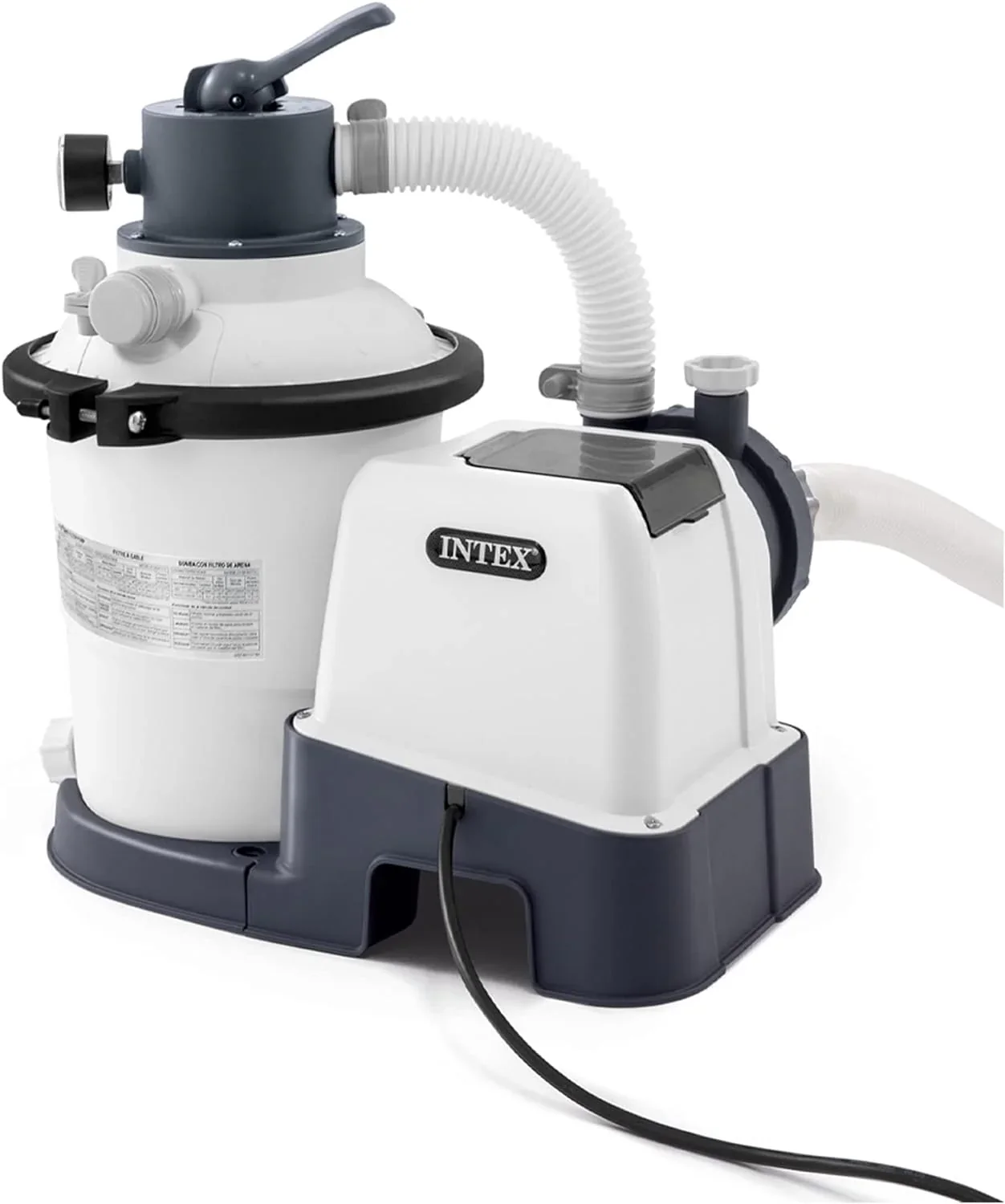 Intex Krystal Clear 16 Inch 3,000 GPH Above-Ground Pool Sand Filter Pump - 26651EG - Image 6 Intex Krystal Clear 16 Inch 3,000 GPH Above-Ground Pool Sand Filter Pump - 26651EG - Image 6