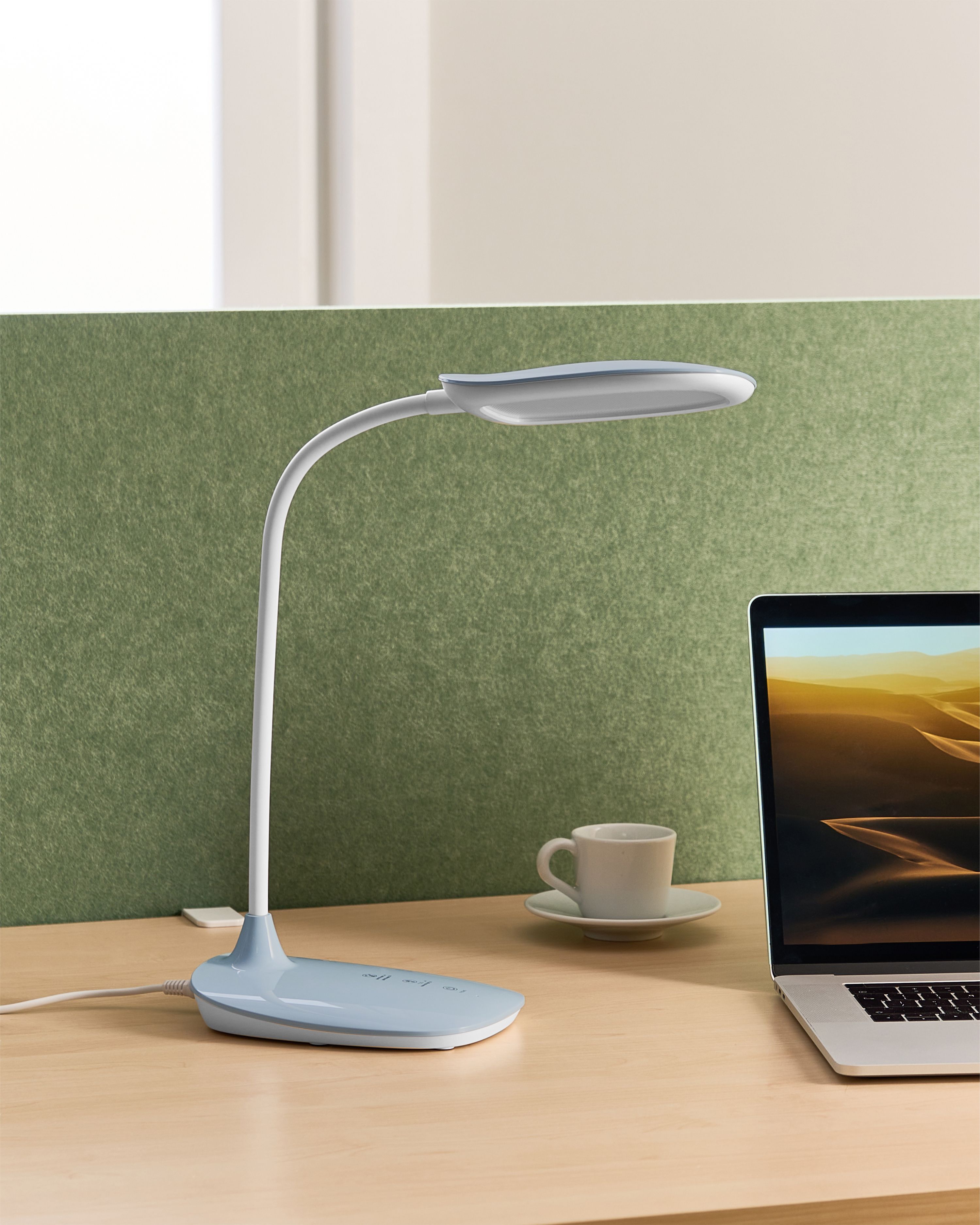 LED Desk Lamp HYDRA with Dimmer Light Blue