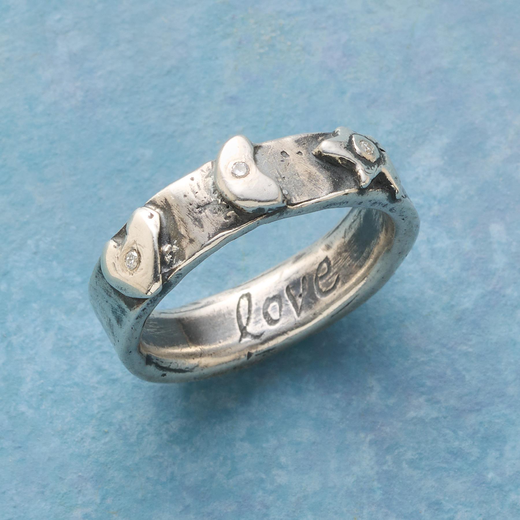 Sterling Silver Heavenly Love Ring - Sundance Clothing