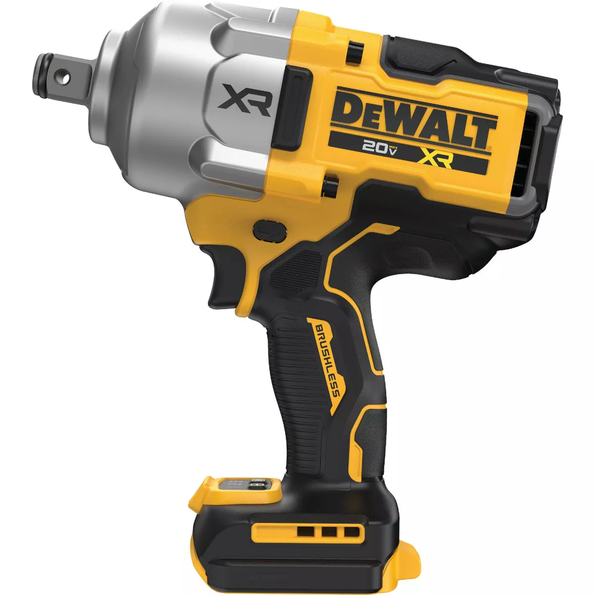 DEWALT 20V MAX XR Brushless 3/4 In. High Torque Cordless Impact Wrench with Hog Ring Anvil (Tool Only)