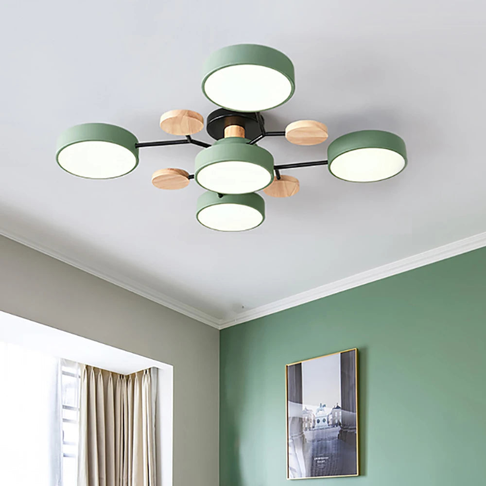 LumiÉclat – Slanke Design Plafondlamp met Handgemaakte Details