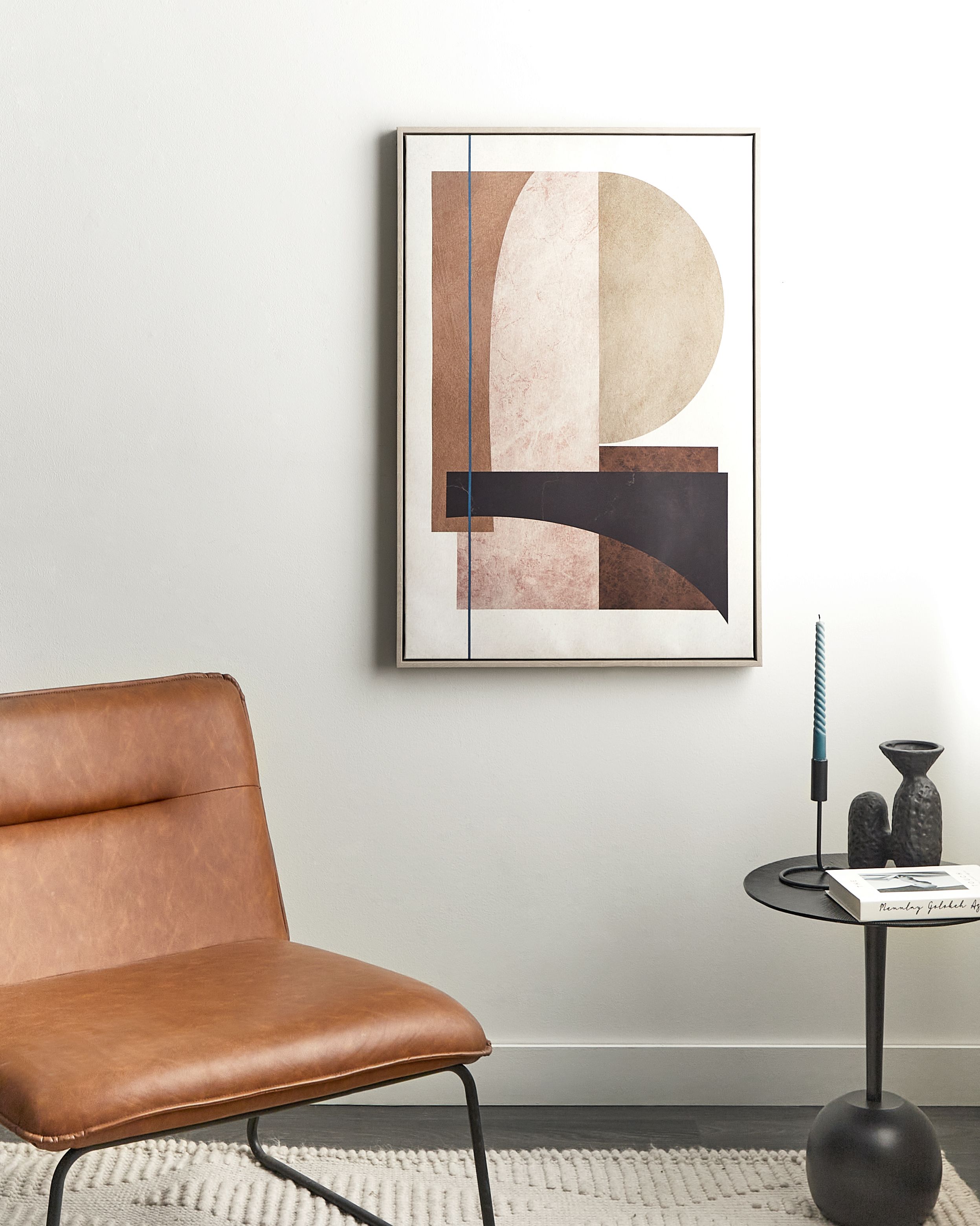 Canvas RUFFANO Abstract Motif 63 x 93 cm Multicolour