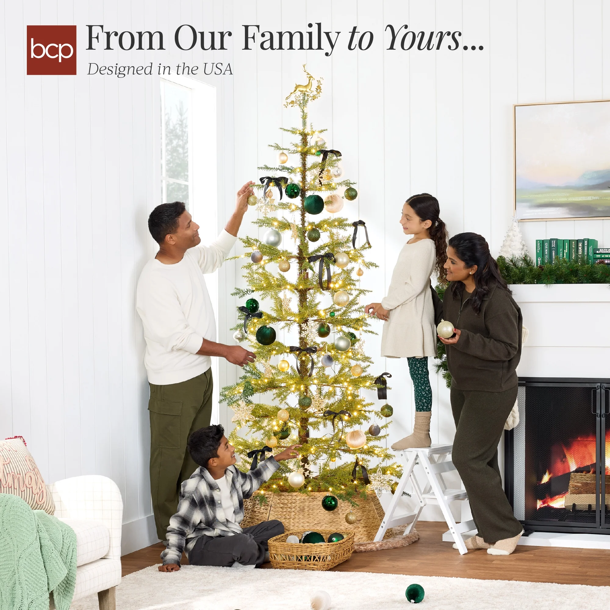 Best Choice Products 4.5ft Pre-Lit Sparse Christmas Tree w/ 100 2-in-1 LED Lights, Cordless Connection, Metal Stand - Image 46