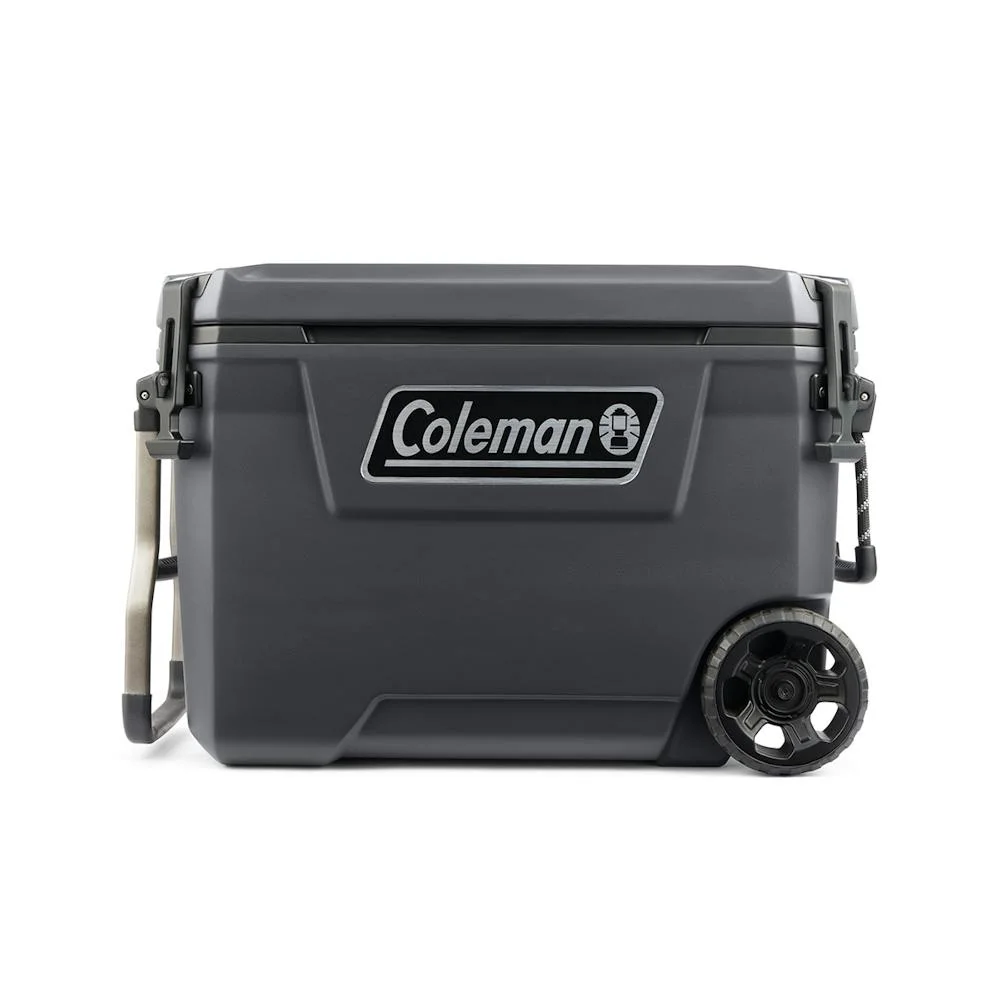 Coleman Convoy Series 65-Quart Hard Cooler with Wheels, up to 48 Cans, Brown Walnut Color - Image 15