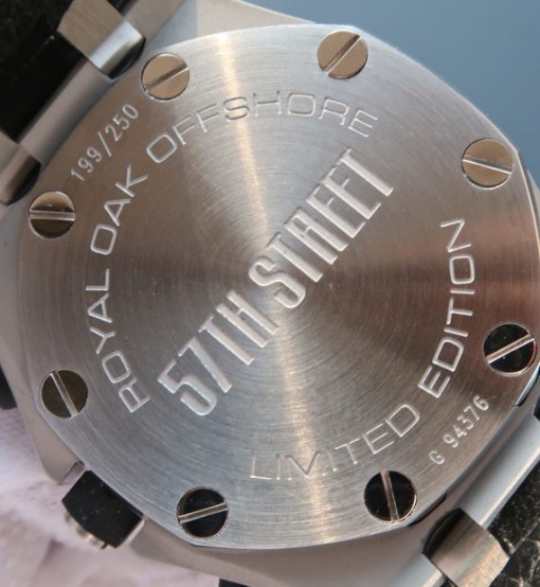 Replica Audemars Piguet JF Royal Oak Offshore 57th Street Blue Leather Strap A3126 - Top club