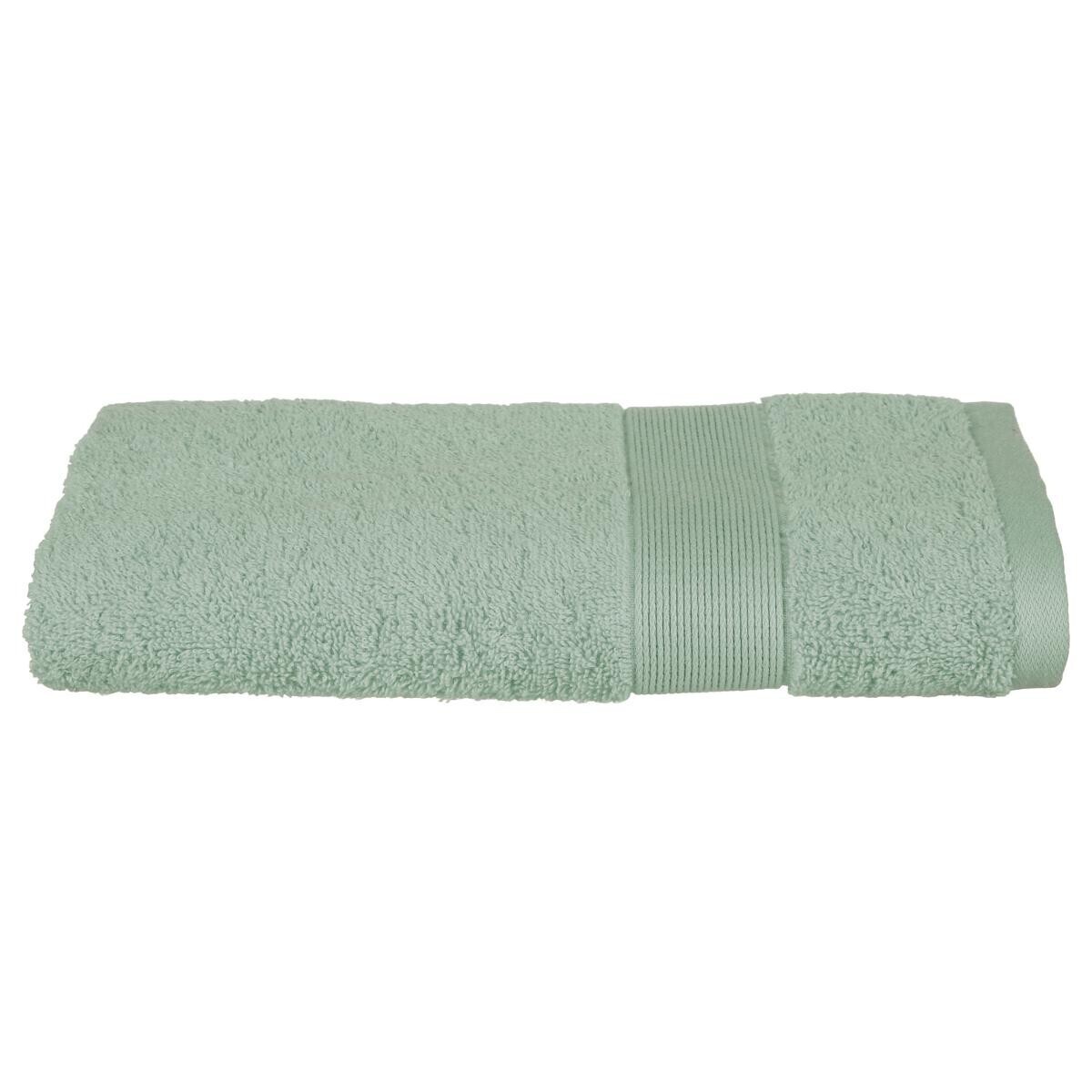 Hand towel "Essential", cotton Cotton, Green, 50x90 cm, 400 g/m&sup2;