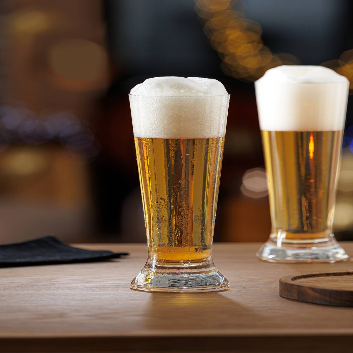 Set of 4 "Biere" beer glasses 400 ml, Transparent