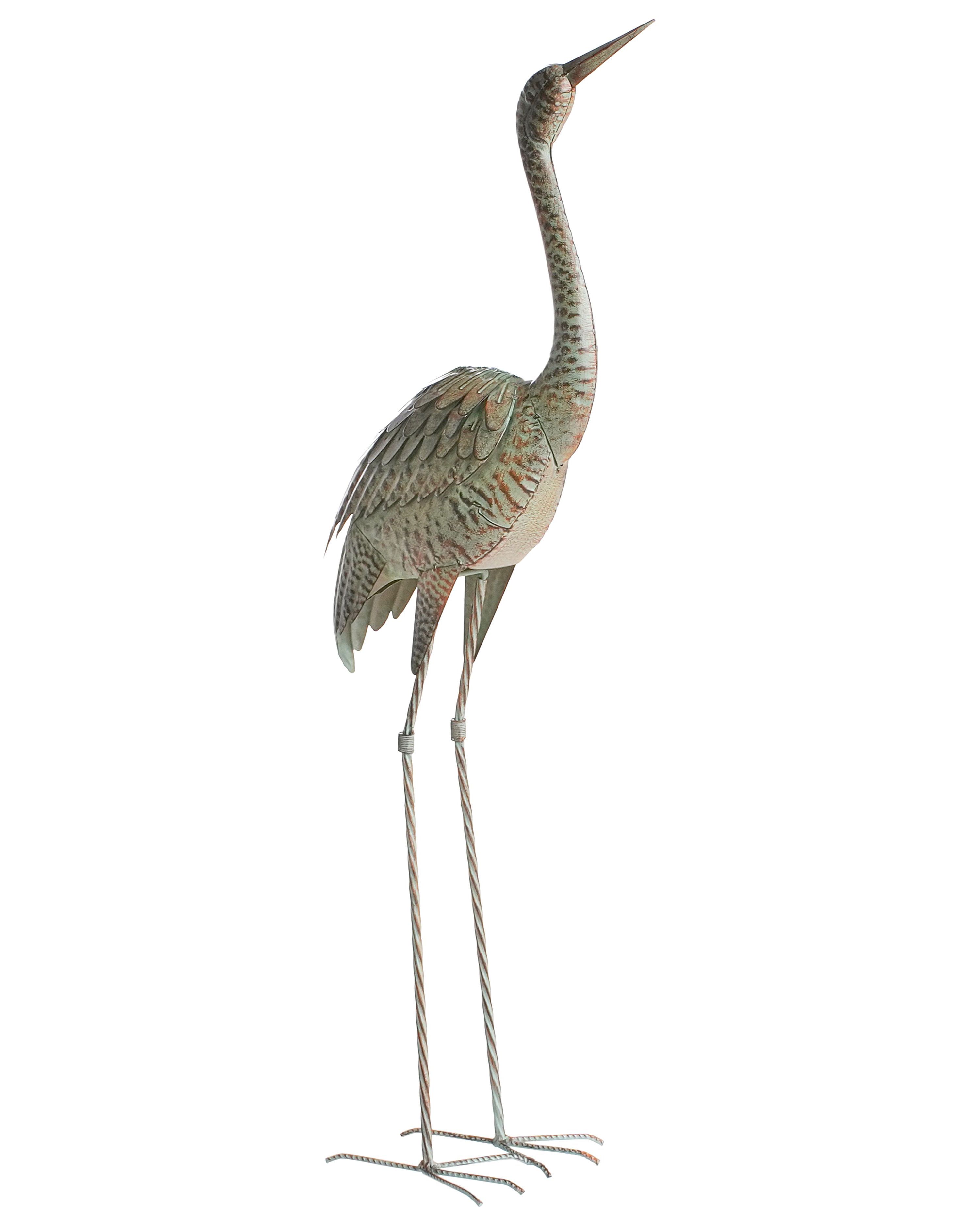 Garden Statue BOFFA Crane Brown