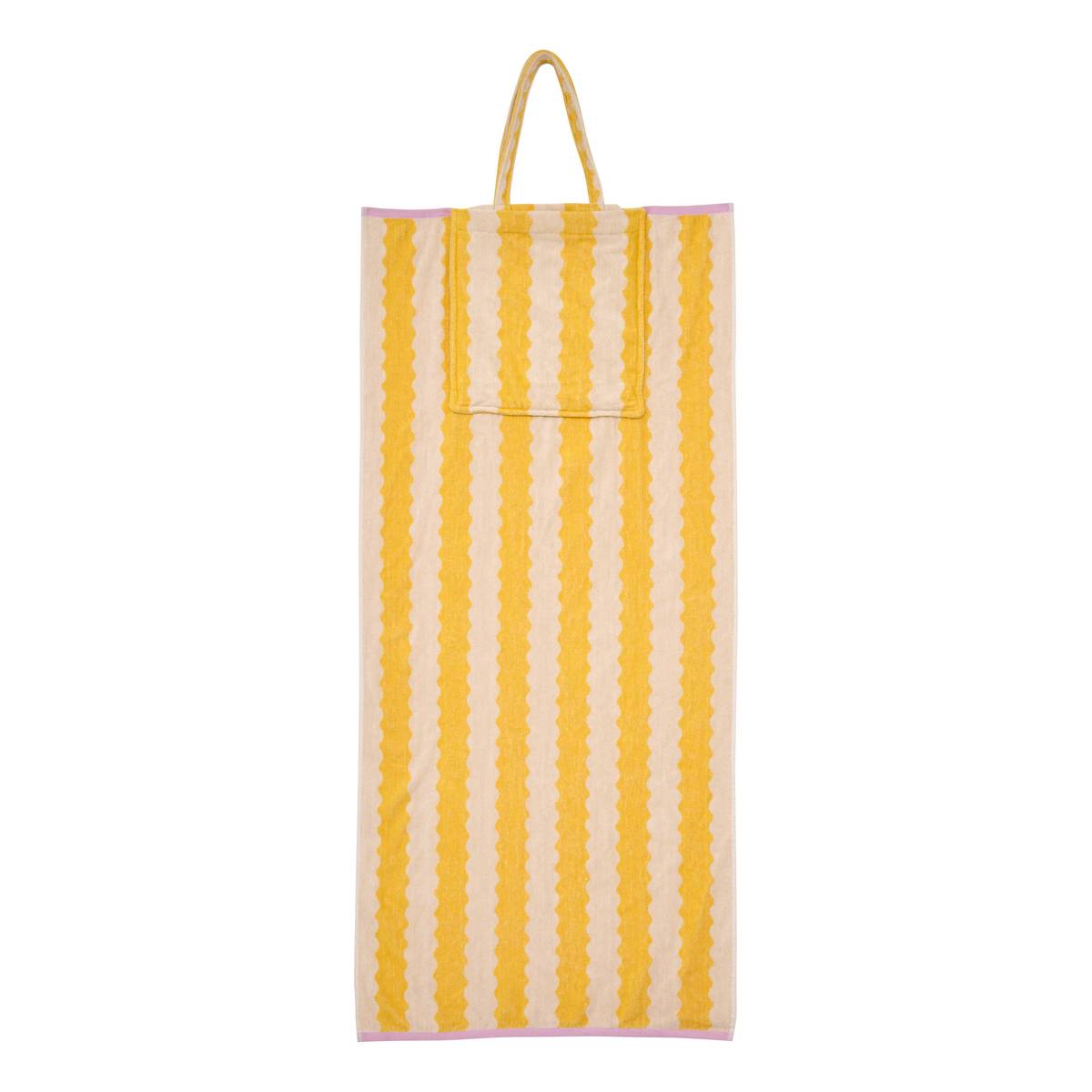Towel "Poolside" Yellow, 400 g/m2, 150x70 cm