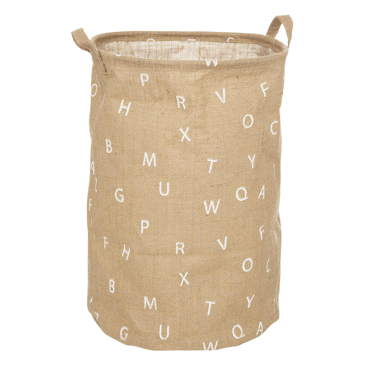 Kids basket "Alphabet" Jute, D.35 cm