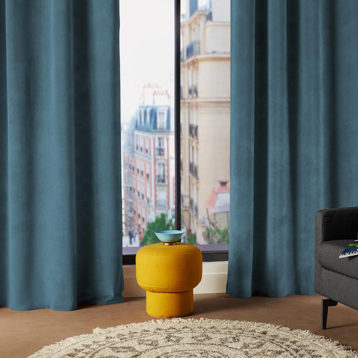 Curtain "Lilou" Blue, 140x260 cm