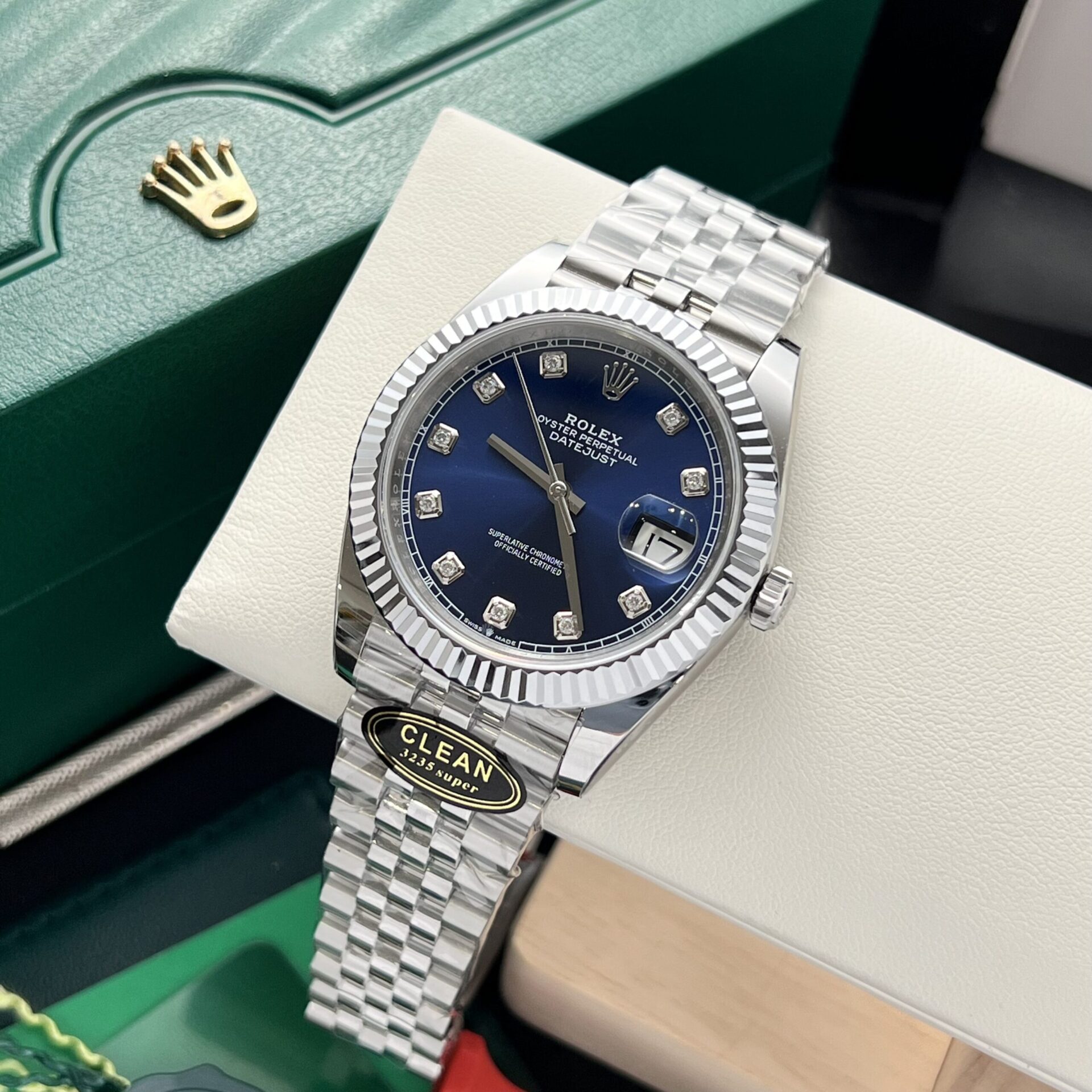 Rolex Replica Watch Datejust 126334 Blue Dial Clean Factory 41mm - Elite Watch Atelier