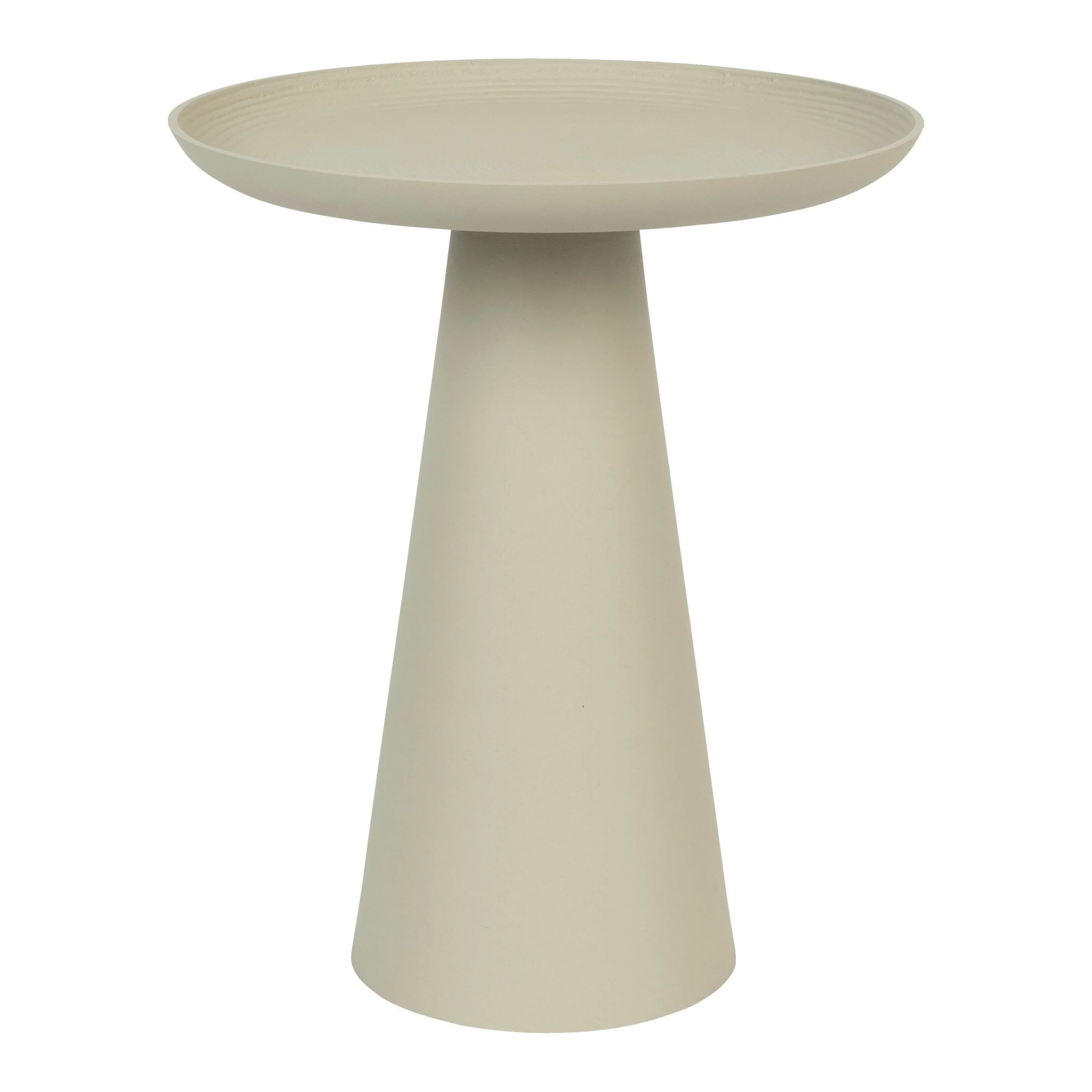 Blokker basic Tira Bijzettafel - Klei - Ø 34,5 cm