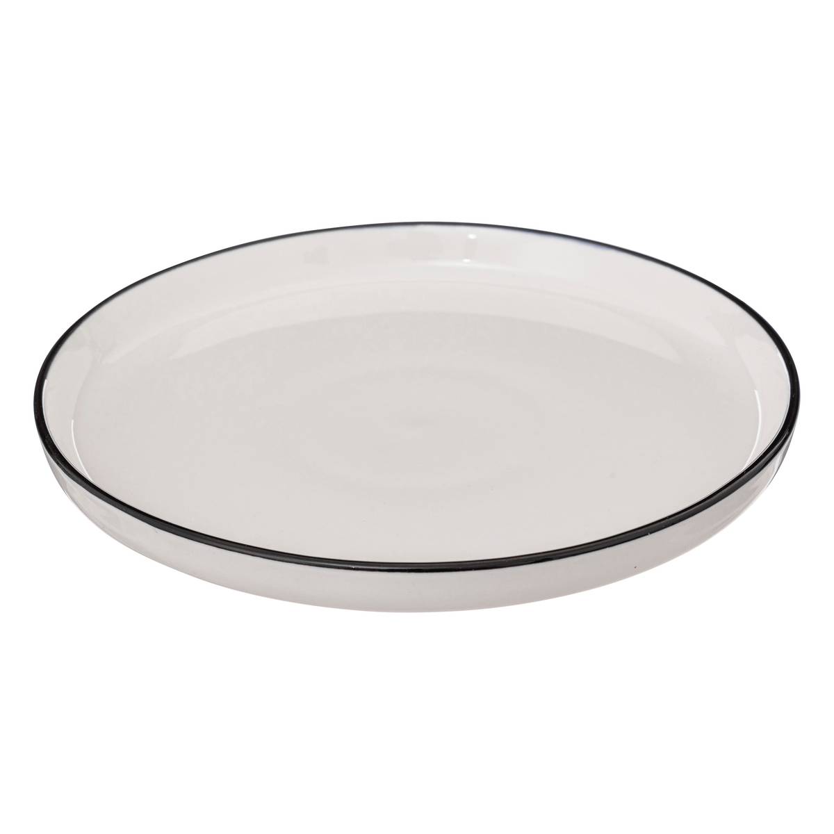 Set of 6 dessert plates "Alix" D.20 cm, White