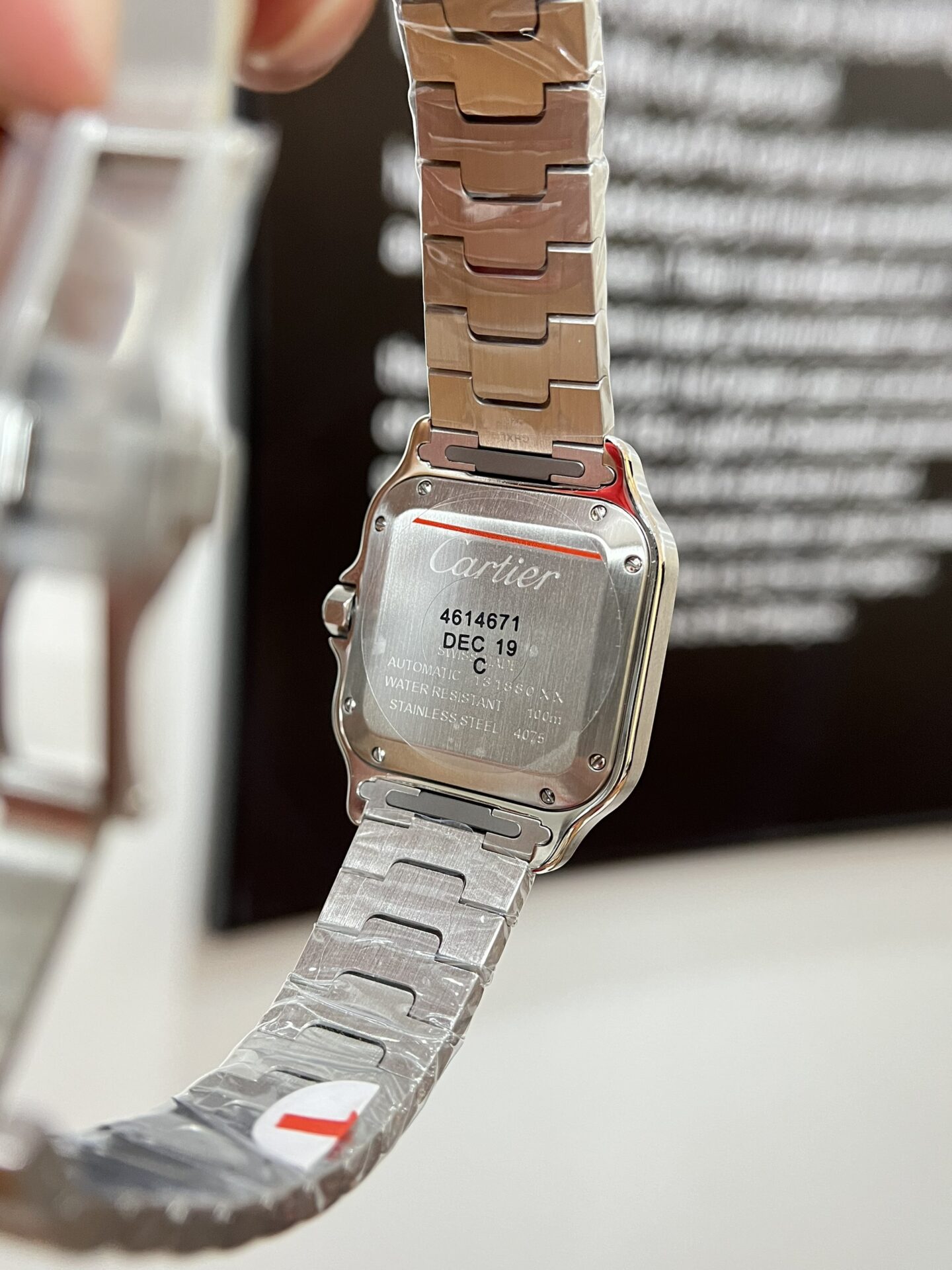 Cartier Santos WSSA0018 Replica 1:1 Watch White Dial 39.8mm - Top club