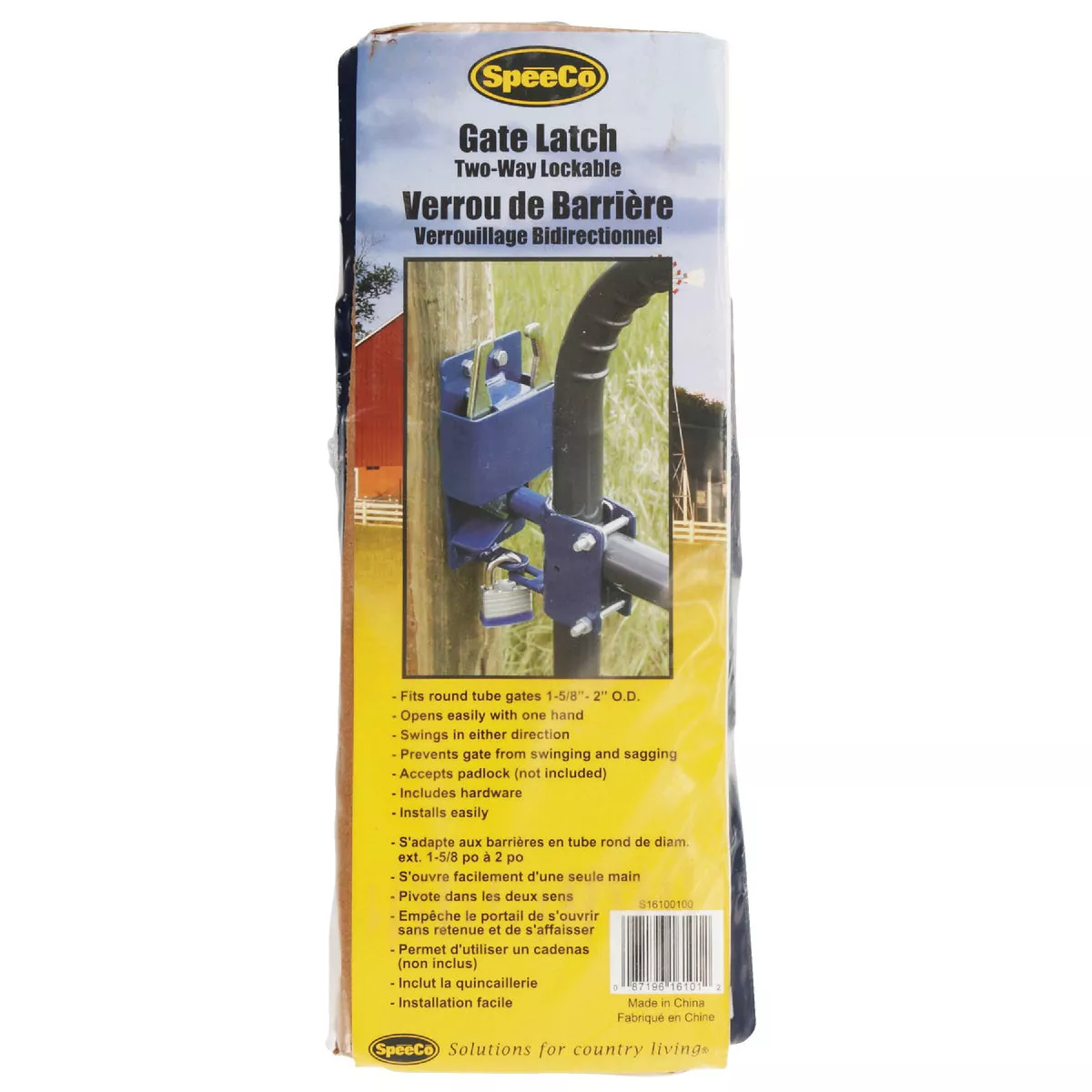 Speeco 2-Way Lockable Steel Gate Latch