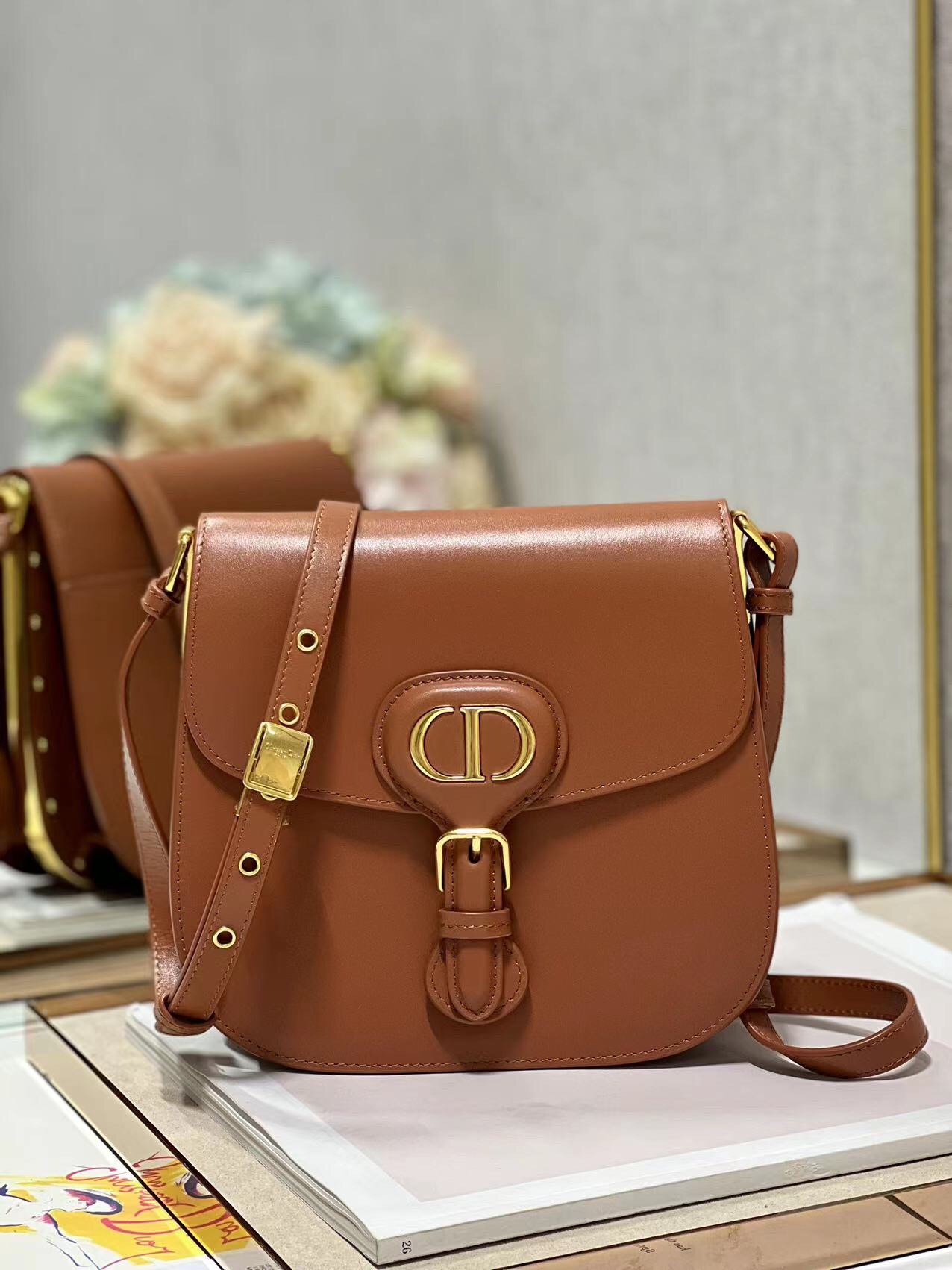 Bobby Frame Bag Black/Brown/White/Greige For Women 8in/20cm M9333UMOF_M9001:1High-quality replica