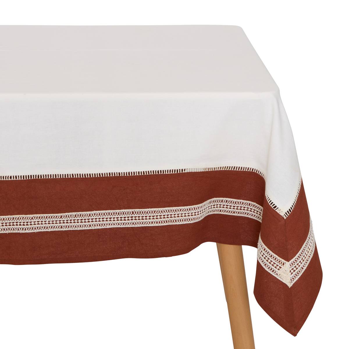 "Nuba" Tablecloth 250x150 cm, White