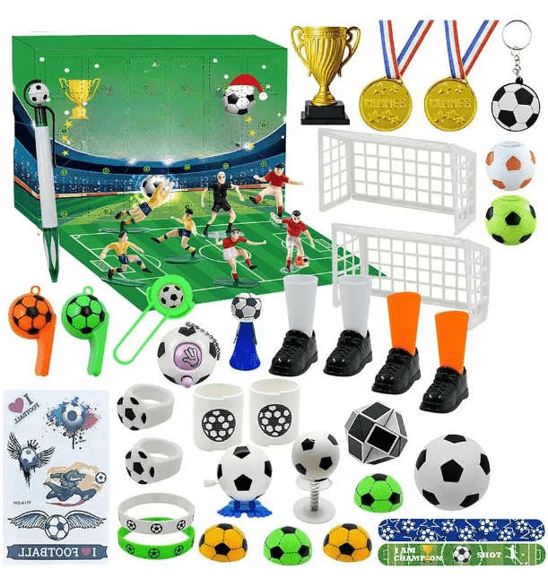 MatchBox – Adventskalender voor Jongens en Meisjes met Stadionbouwset