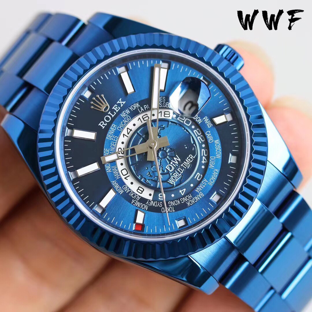 Rolex Skywalker ROLEX Series - DIW Modified - 40MM - Dark Blue(1:1 replica) - Top club