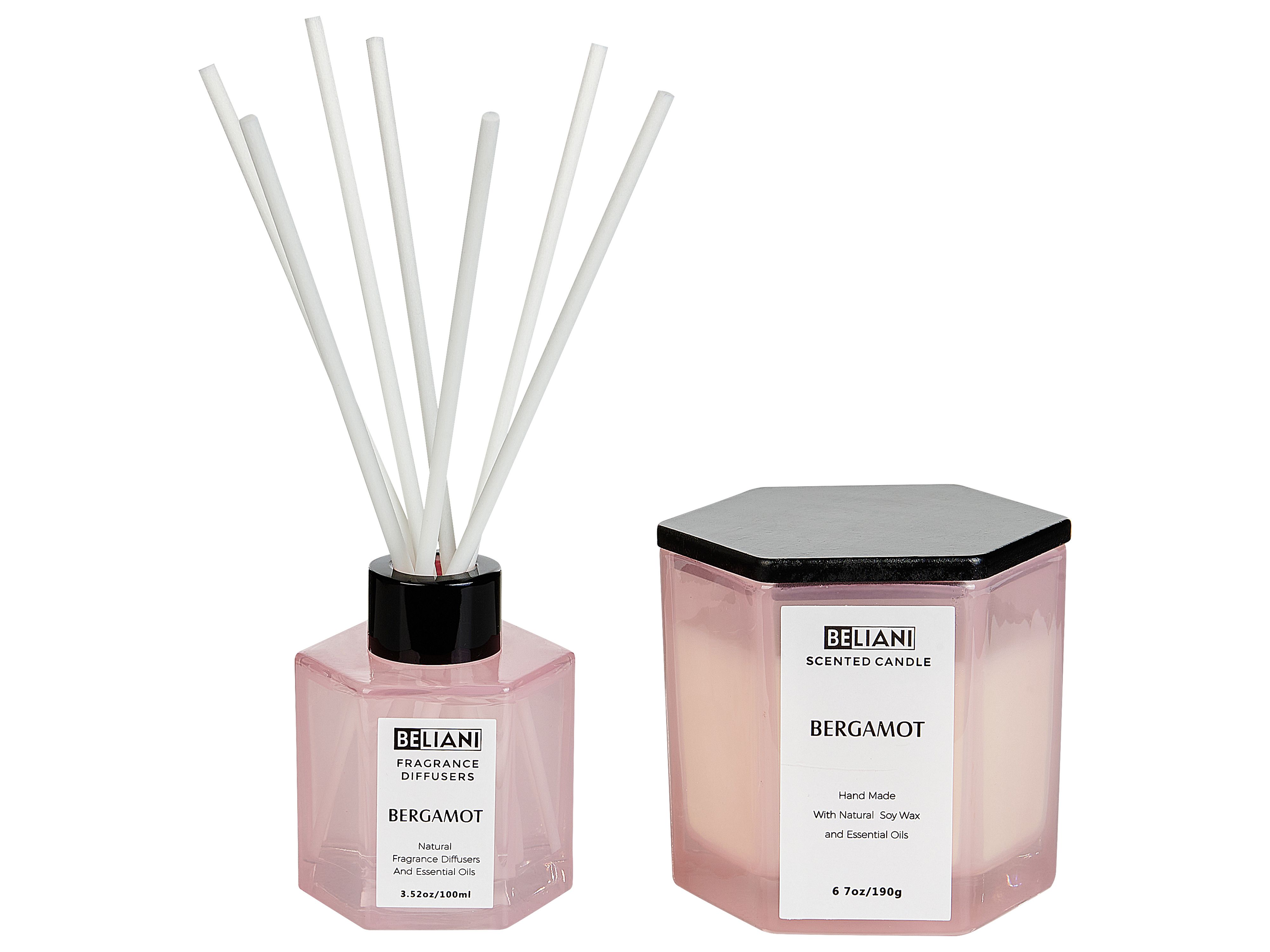 Scented Candle with Fragrance Reed Diffuser CLASSY TINT Soy Wax Fruity Notes