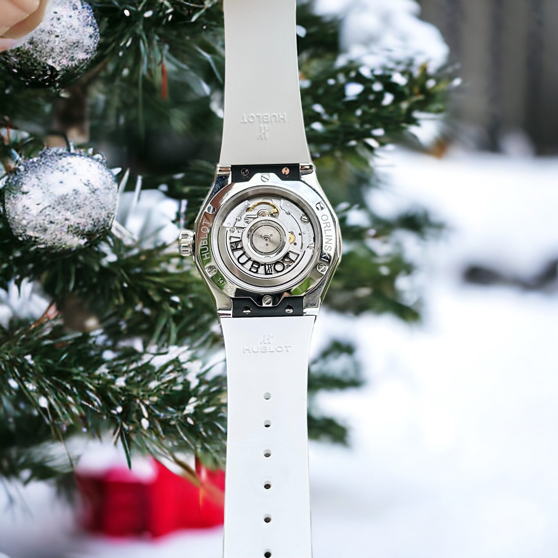 Hublot Replica Watch Orlinski Custom Moissanite Diamonds White Dial 40mm - Top club