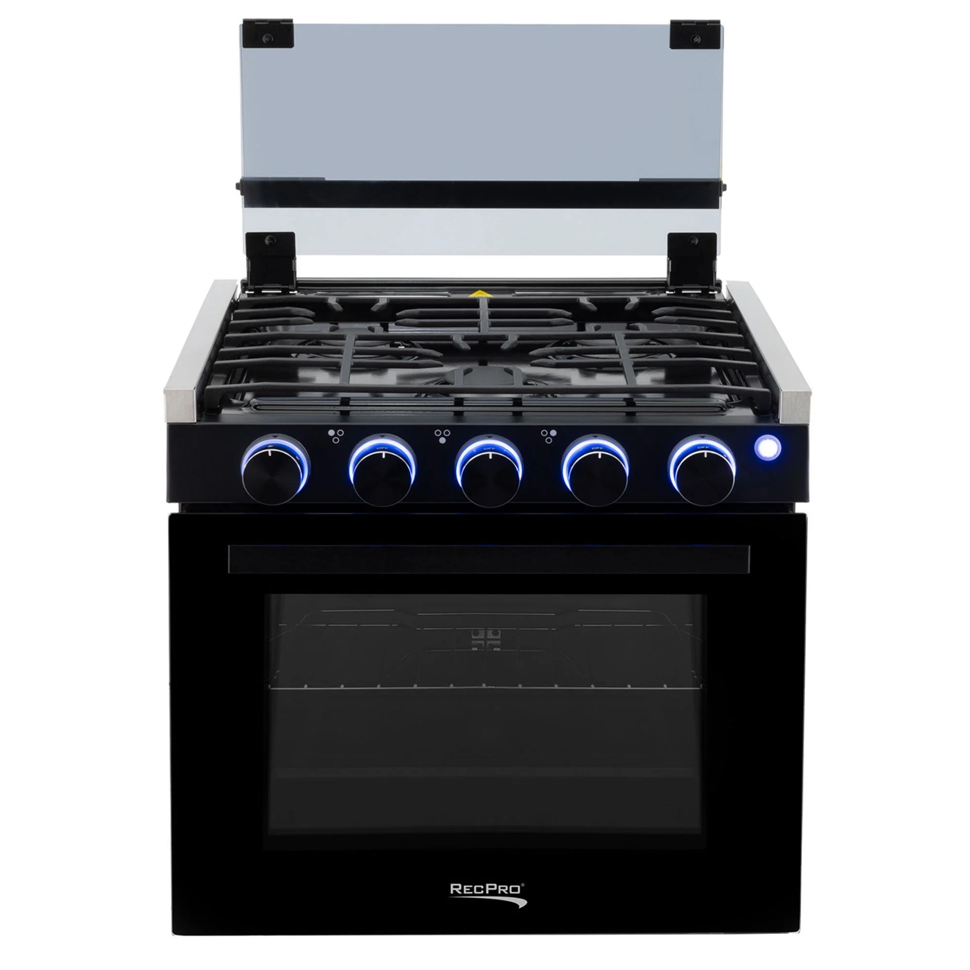 RecPro 21 Inch 3 Burner Propane RV Stove Gas Range without Hood, Black - Image 11