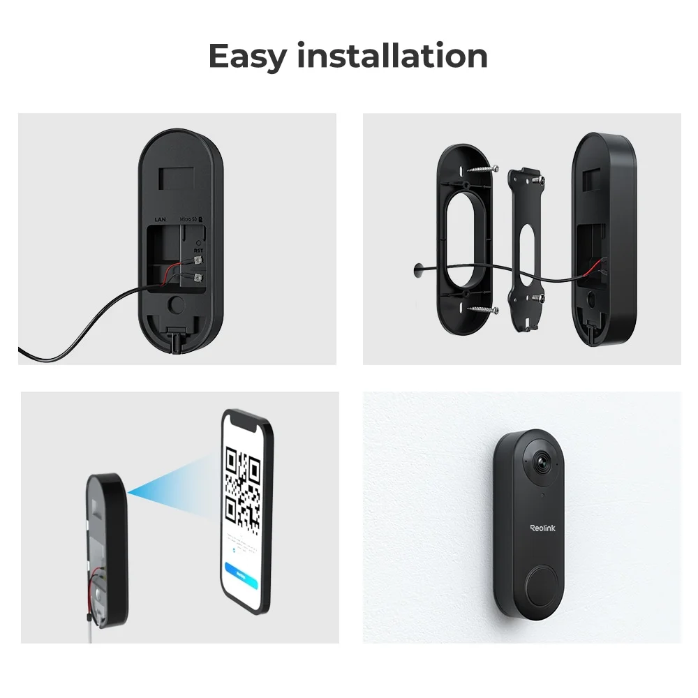 Reolink 2K 5MP Video Doorbell Camera 5G Wifi Security Home Doorbell Chime, Person &Package Detection - Image 2