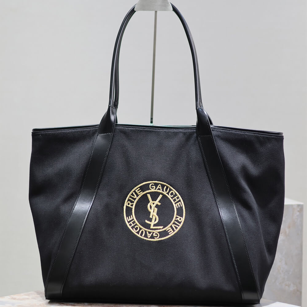 YSL Rive Gauche Tote Bag In Canvas1:1High-quality replica