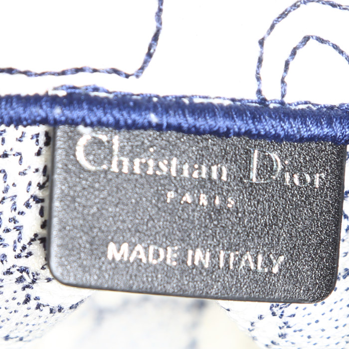 Dior Diorcamp shoulder bag in navy blue and white canvas1:1High-quality replica