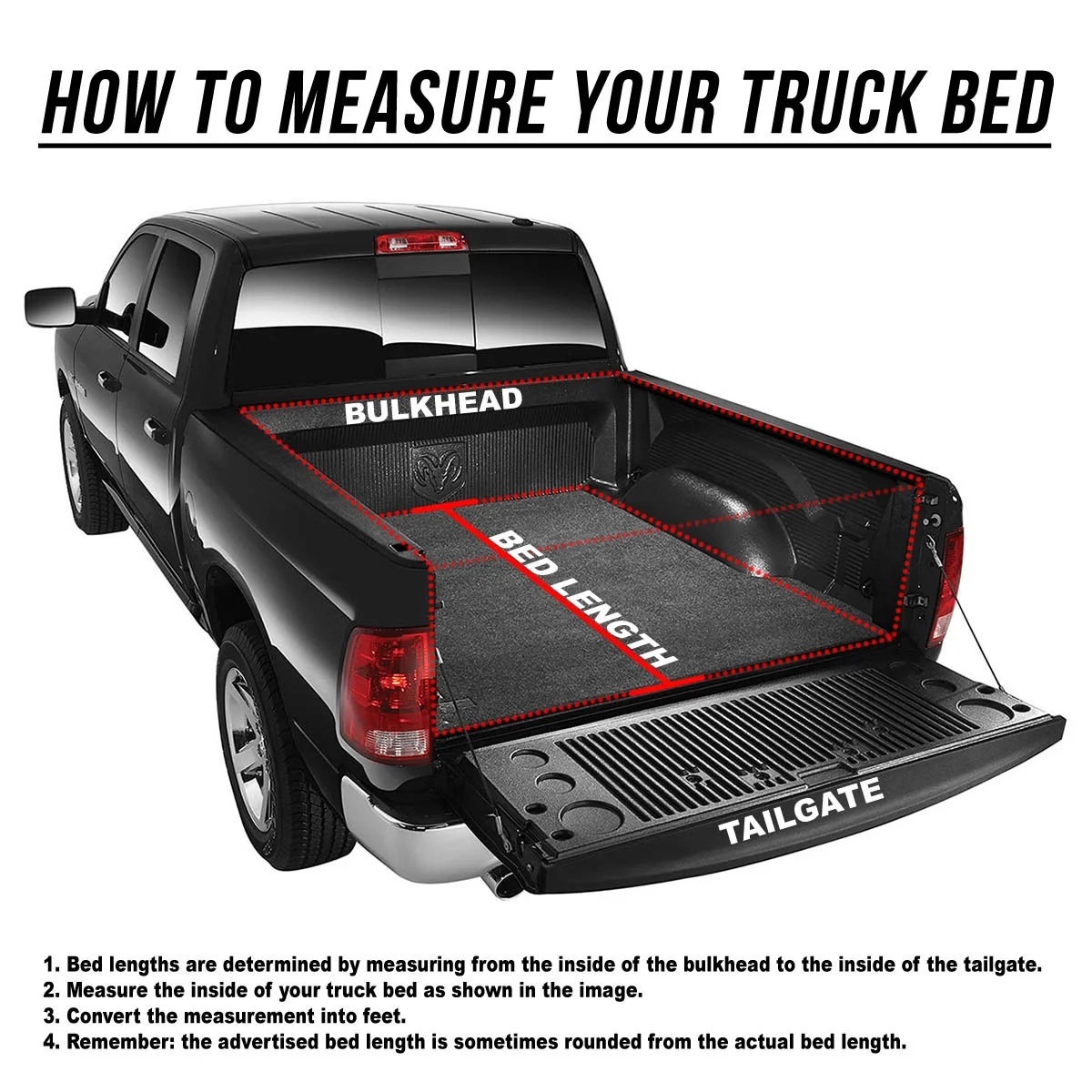Auto Drive Soft Roll up Truck Bed Tonneau Cover Fits 1999-2006, 07 Classic Silverado / Sierra 1500 2500 HD 3500 HD 6.5FT Bed (78") - Image 9