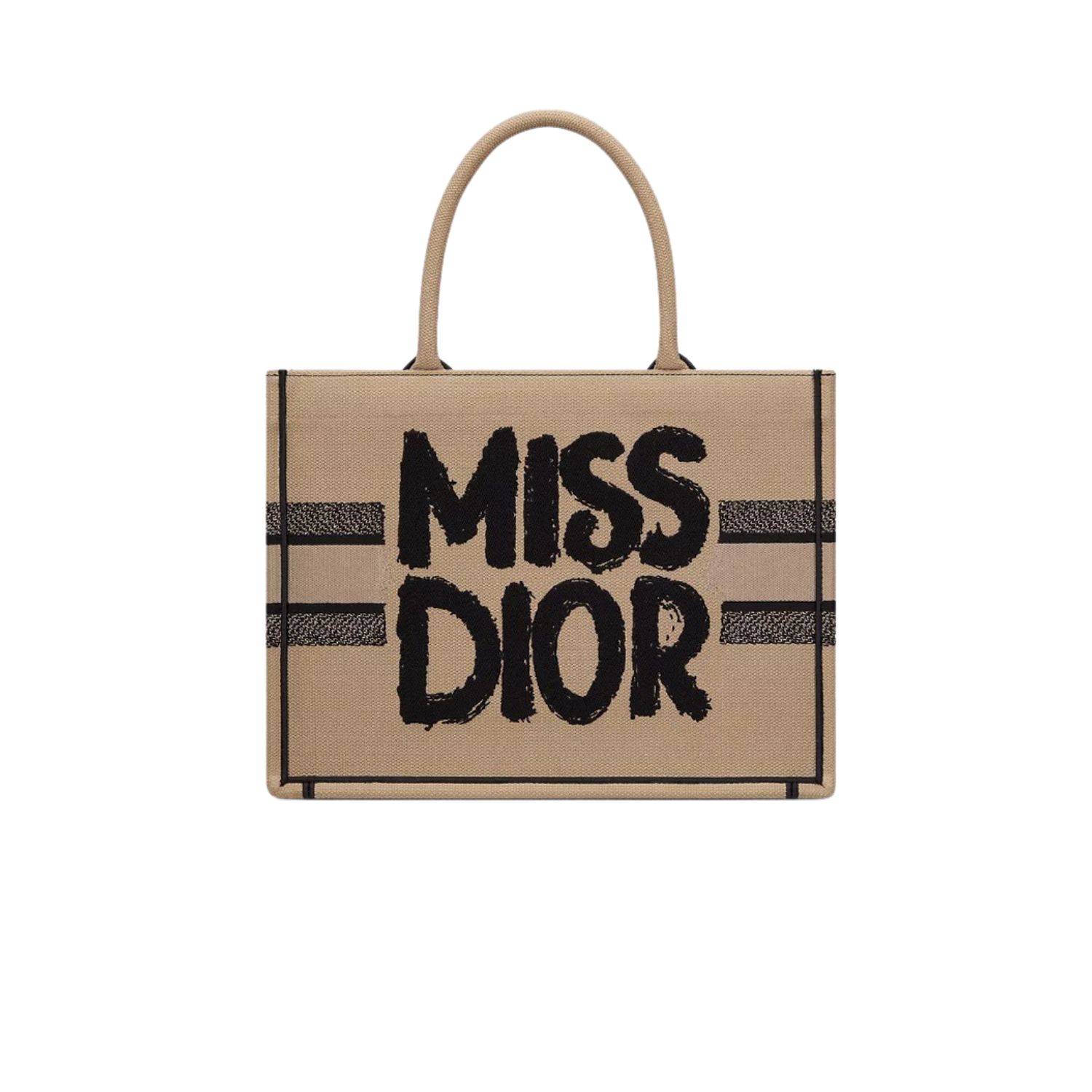 Dior Medium Book Tote Bag Beige And Black For Women 36cm/14in – M1296ZEZD_M9181:1High-quality replica