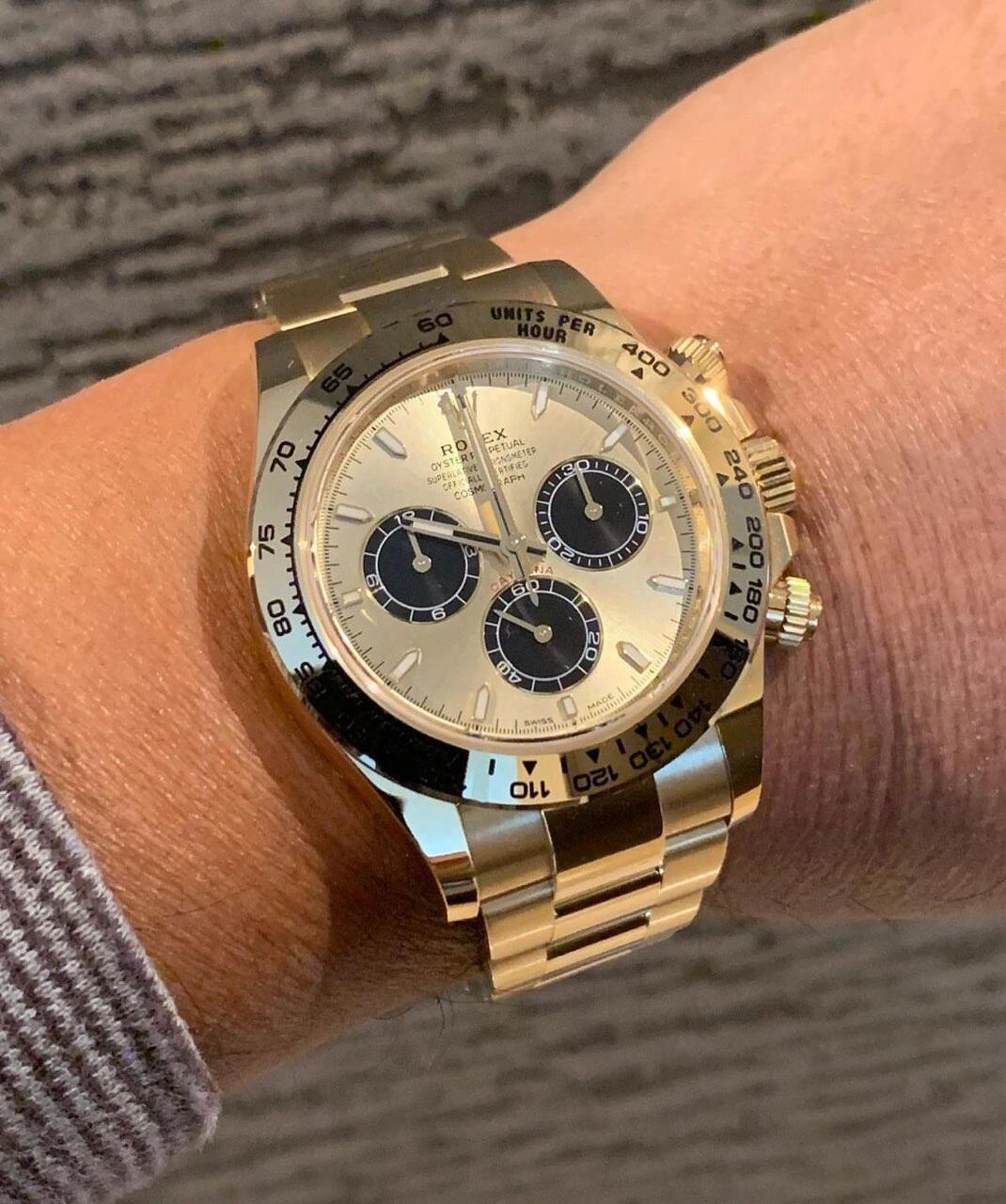 Rolex Cosmograph Daytona 40mm, 18k Yellow Gold, Ref# 126508-0006(1:1 replica) - Top club