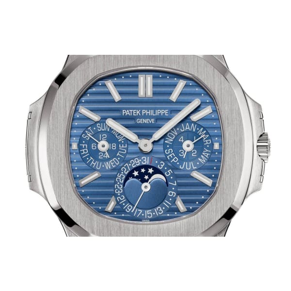 Patek Philippe Nautilus White Gold 5740-1G-001 with Blue Sunburst dial(1:1 replica) - Top club