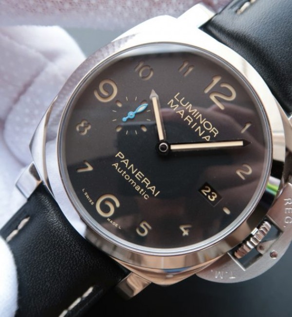 Replica Panerai ZF Luminor 1950 PAM1359 Black Dial Leather Strap - Elite Watch Atelier