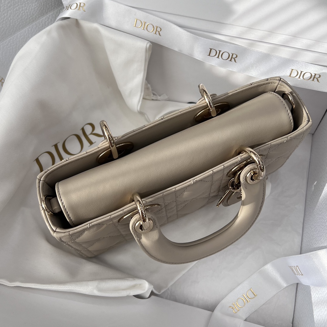Dior Medium Lady D-Joy Bag Light Brown For Women 8,7in/22cm1:1High-quality replica