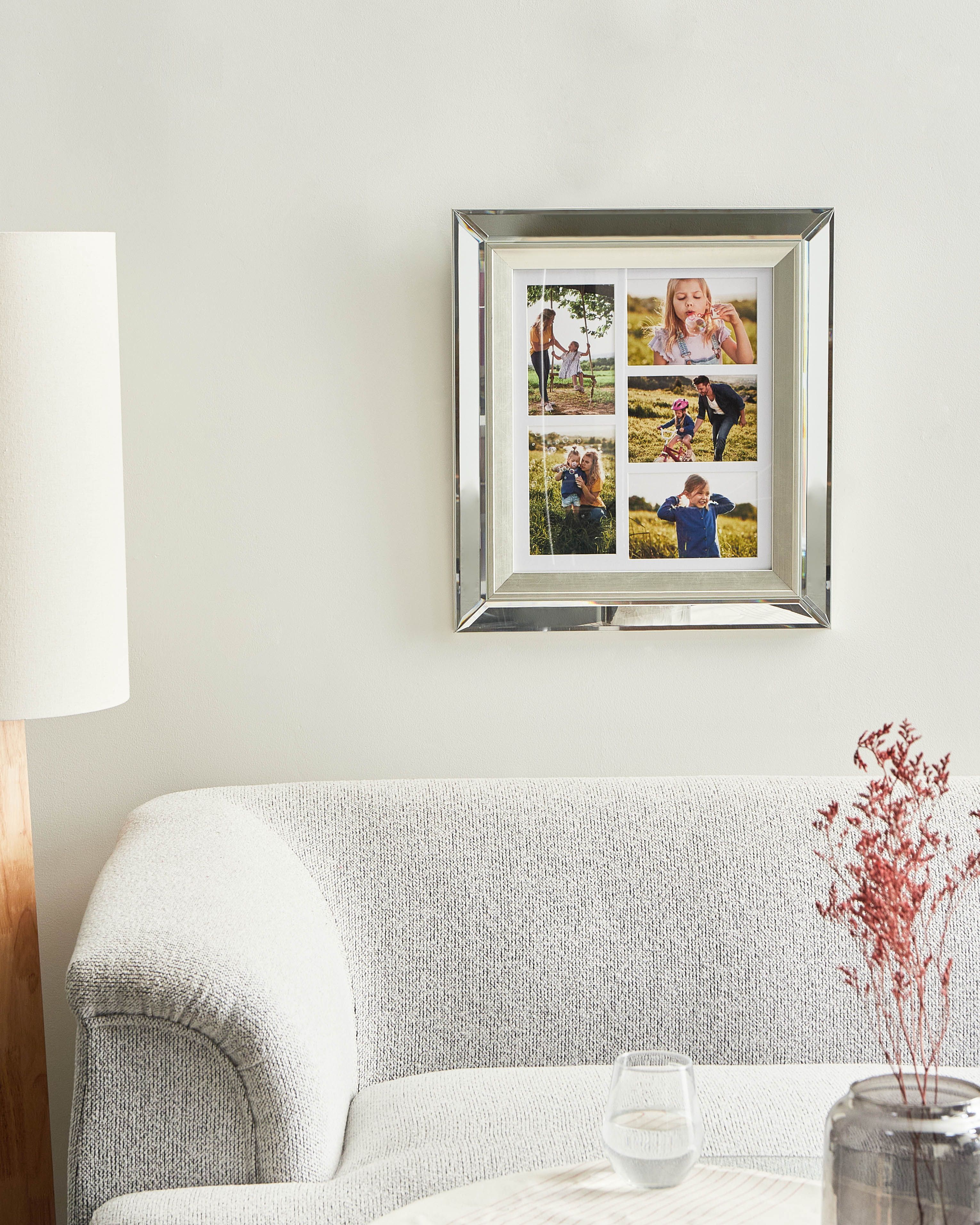 Frame for 5 Photos MAKENI Silver