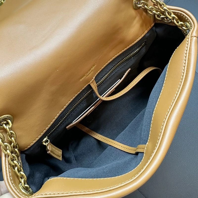 Saint Laurent Small Jamie 4.3 Bag In Lambskin Brown Gold - 1:1High-quality replica
