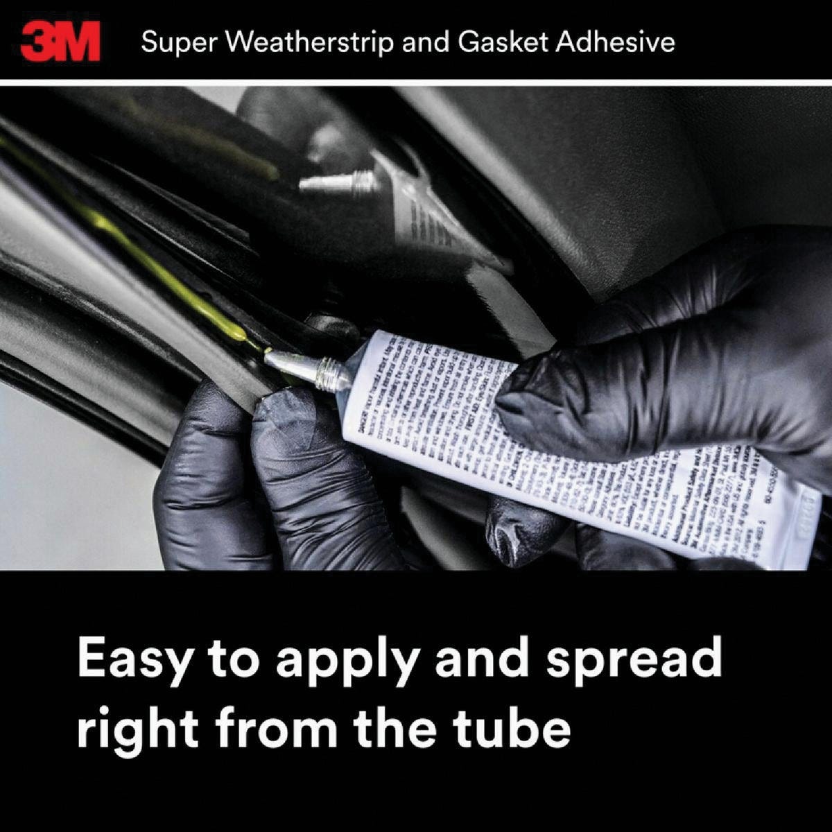 3M 5 Oz. Black Super Weatherstrip & Gasket Adhesive
