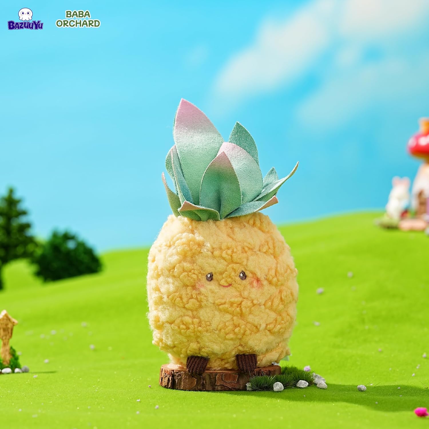 Baba Orchard Scented Squishy Fruit Plush Blind Box Keychain