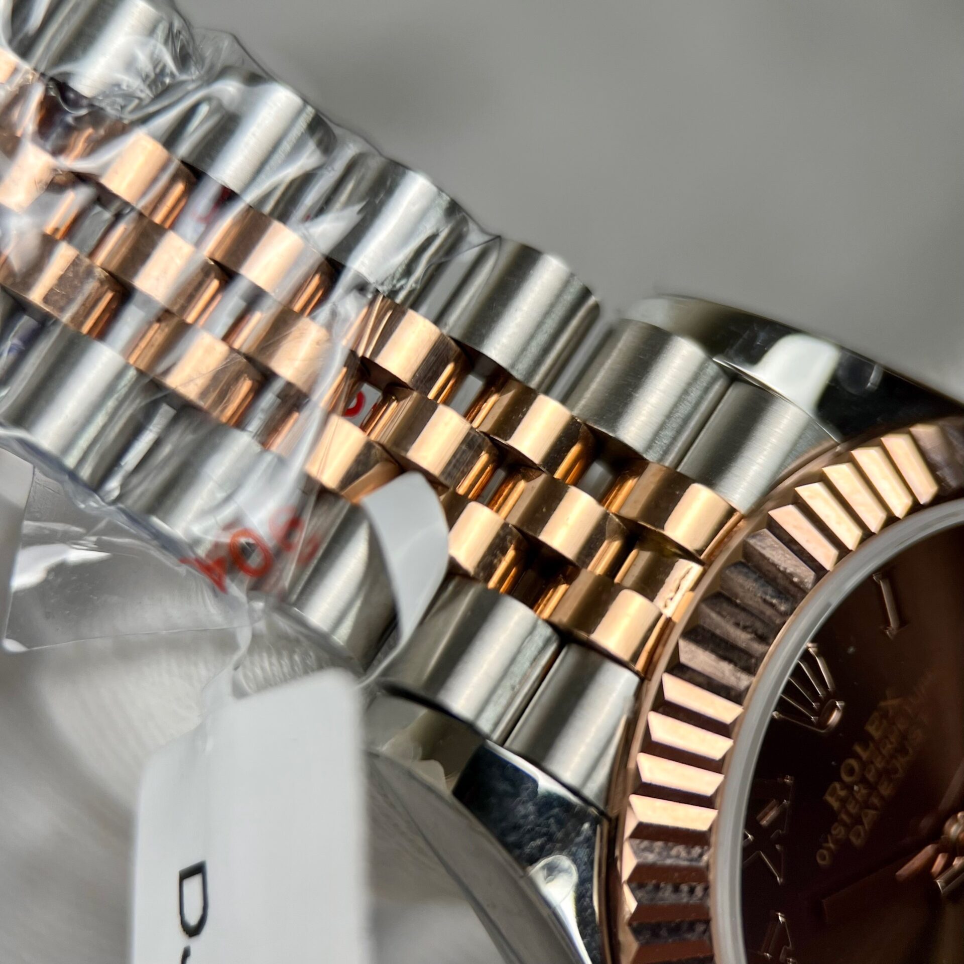 Rolex DateJust Replica Watch Gold Wrapped Chocolate Dial GM 31mm - Top club
