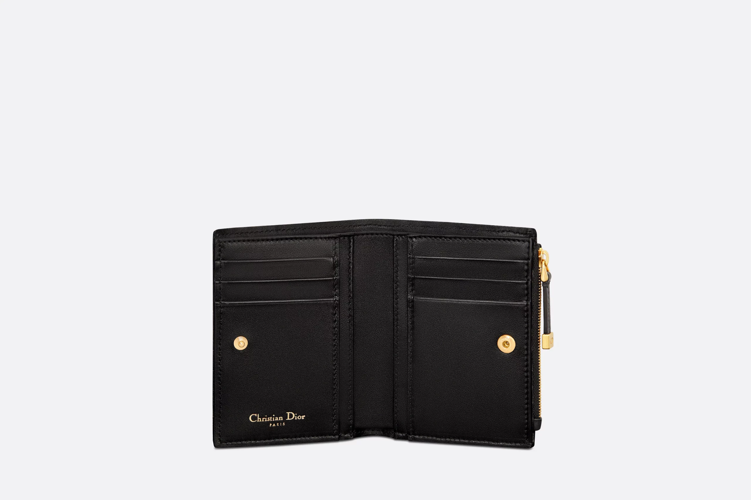 Caro Dahlia Wallet Black For Women S5173UWHC_M900 11.5cm/4.5 inch1:1High-quality replica